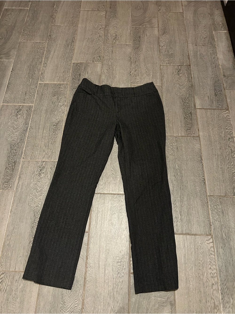 Apt. 9 gray  pin stripedDress Pants - size 12